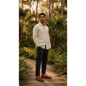 NEW NISOLO Men's 12.5 Leather Huarache Brandy